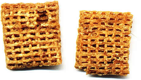 two wheat chex